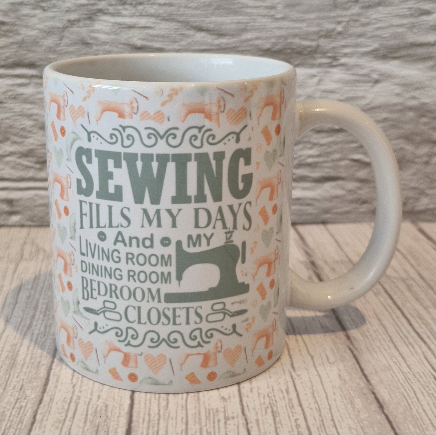 Grote handwerk beker (diverse prints) - Colorfox
