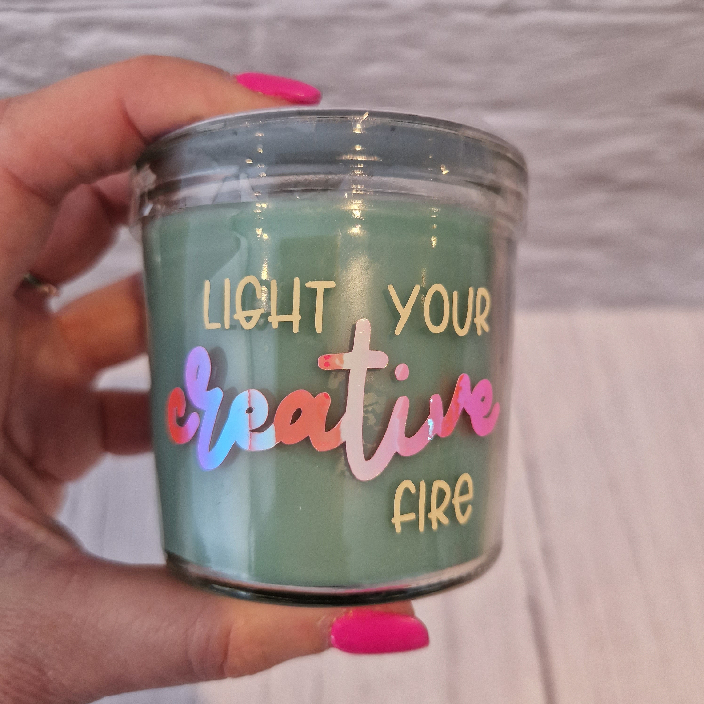 Geurkaars met quote (diverse soorten) - Colorfox