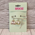 Broche naaien wit - Colorfox