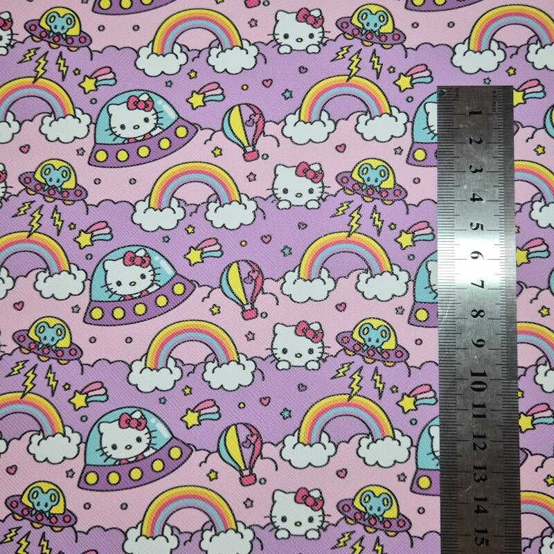 Kunstleer Sanrio / Hello Kitty - Colorfox
