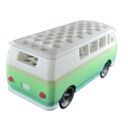 VW Kombi Pennenbak (mint multicolor) - Colorfox