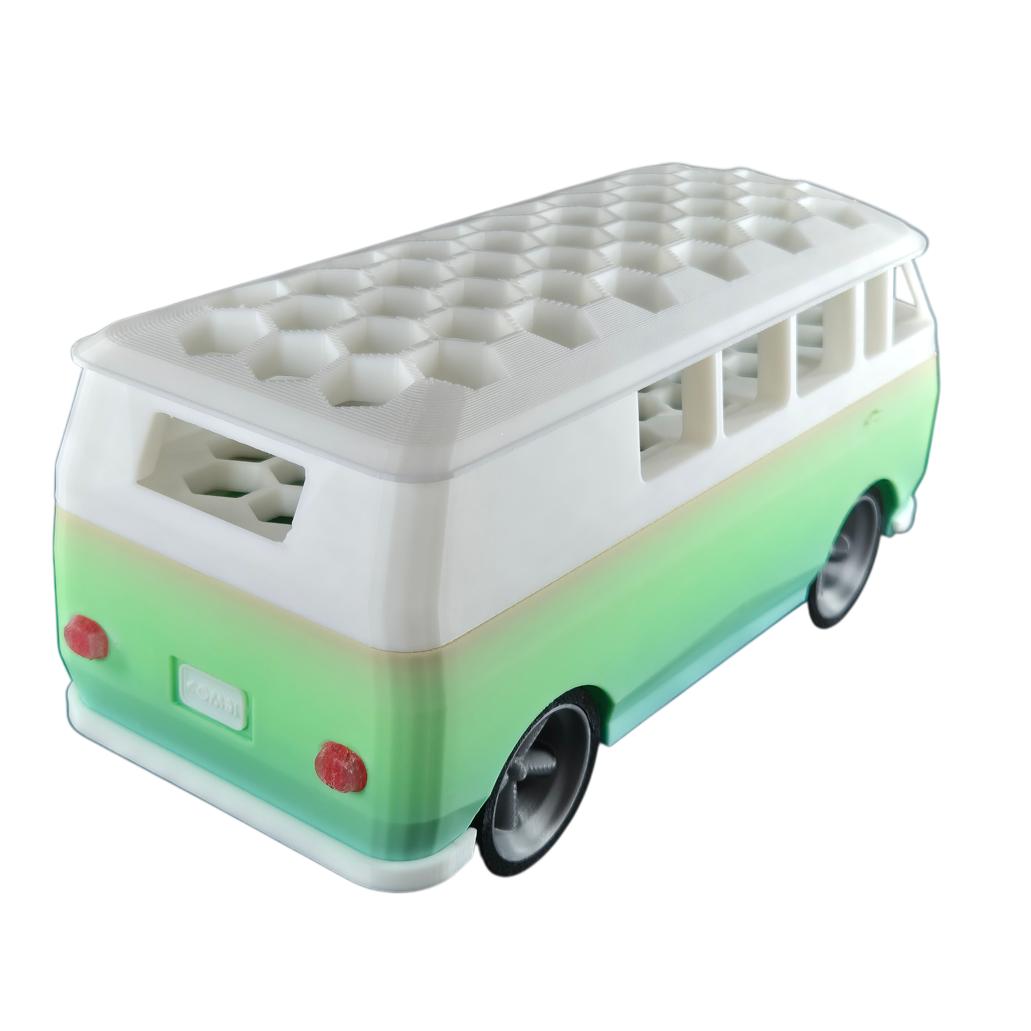 VW Kombi Pennenbak (mint multicolor) - Colorfox