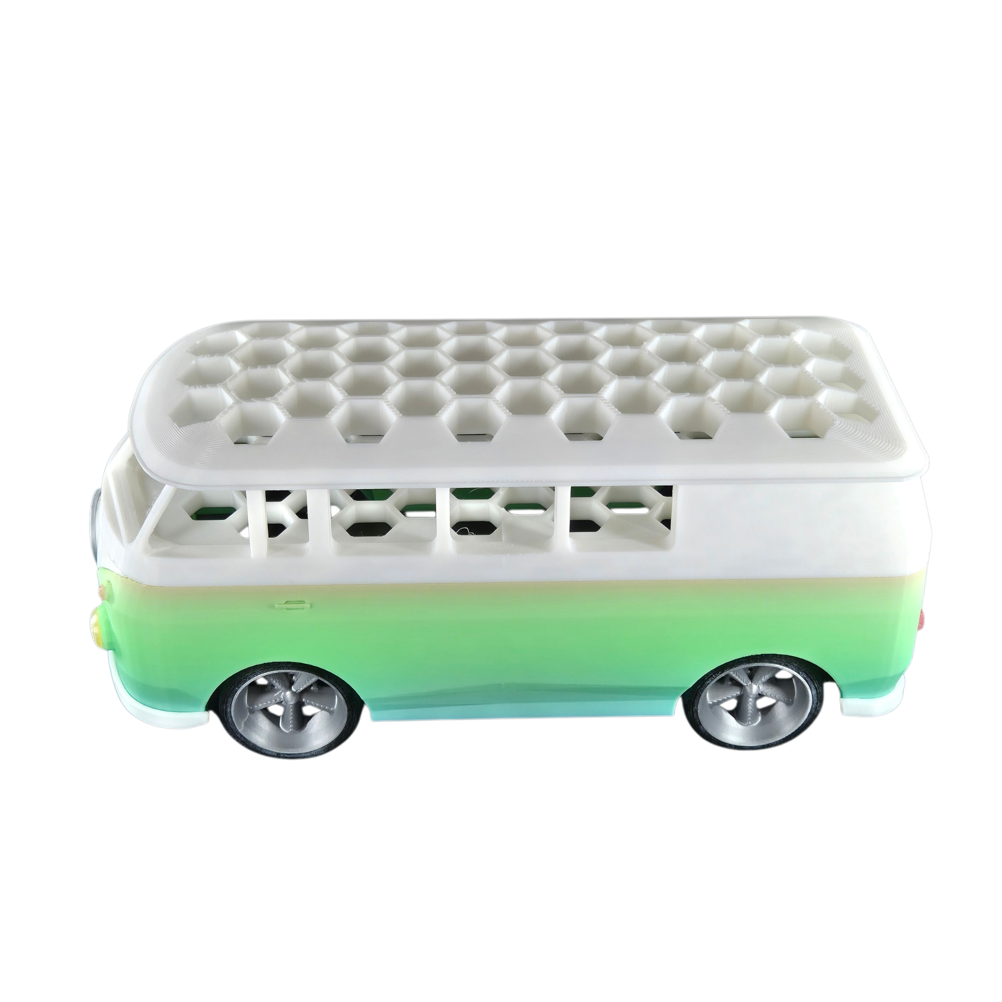 VW Kombi Pennenbak (mint multicolor) - Colorfox