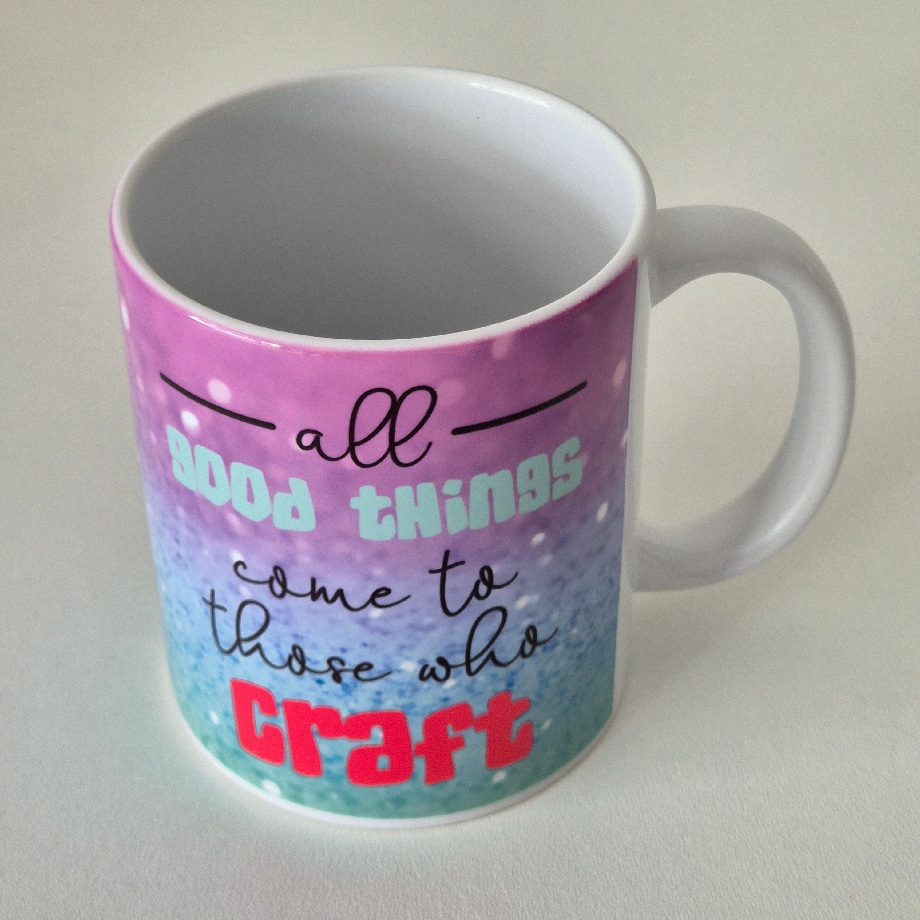 Grote handwerk beker (diverse prints) - Colorfox