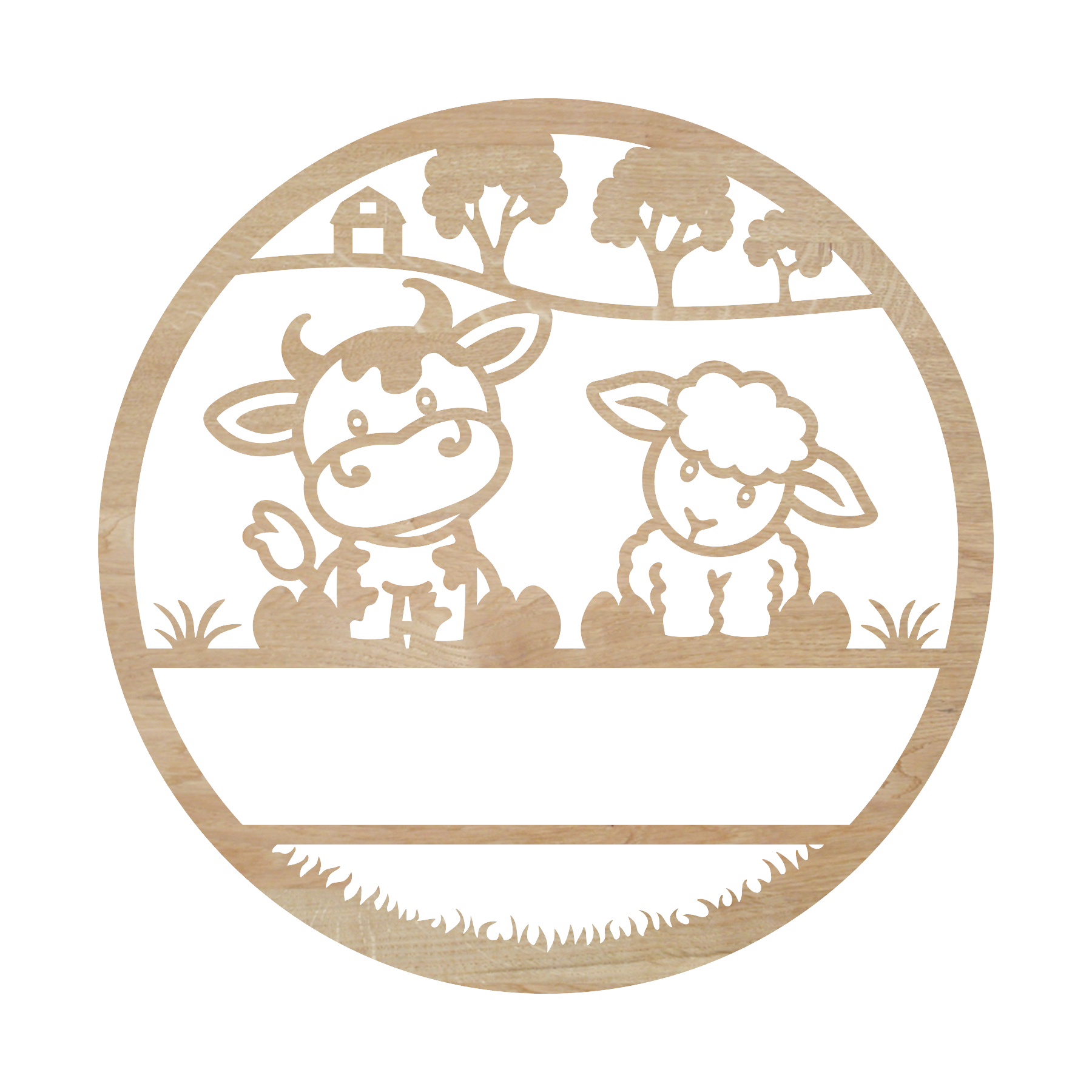 Koe en schaap - Colorfox