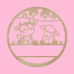 Koe en schaap - Colorfox
