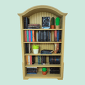 Mini boekenkast antiek - Colorfox