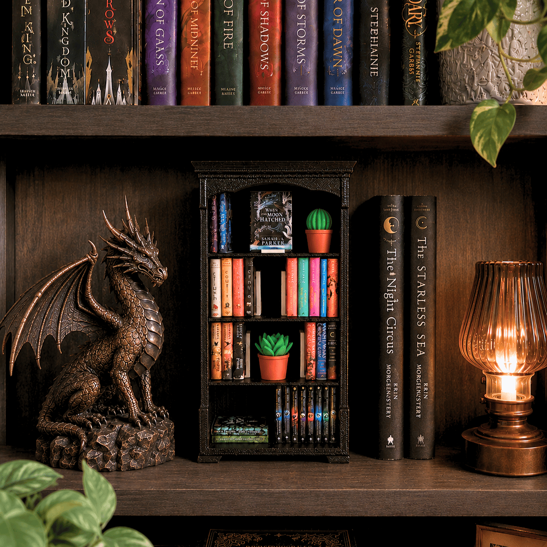 Mini boekenkast Victoriaans - Colorfox
