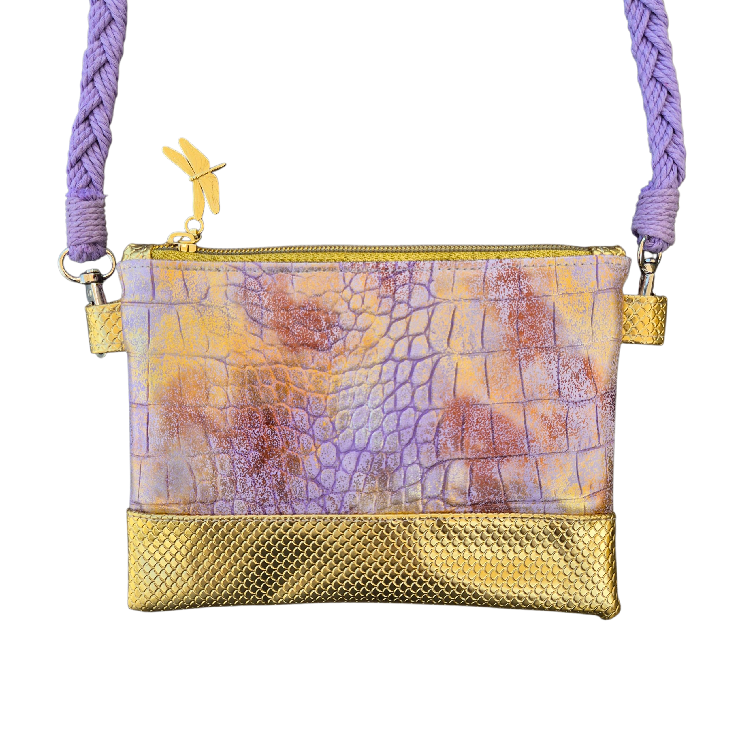 Tasje Lila-Goud - Colorfox