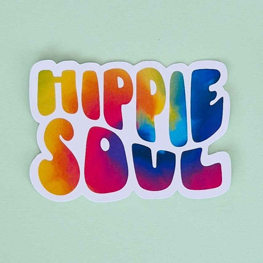 Losse sticker 'Hippie Soul' - Colorfox