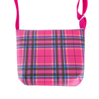 Schoudertas Pink Plaid - Colorfox