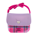 Schoudertas Pink Plaid - Colorfox