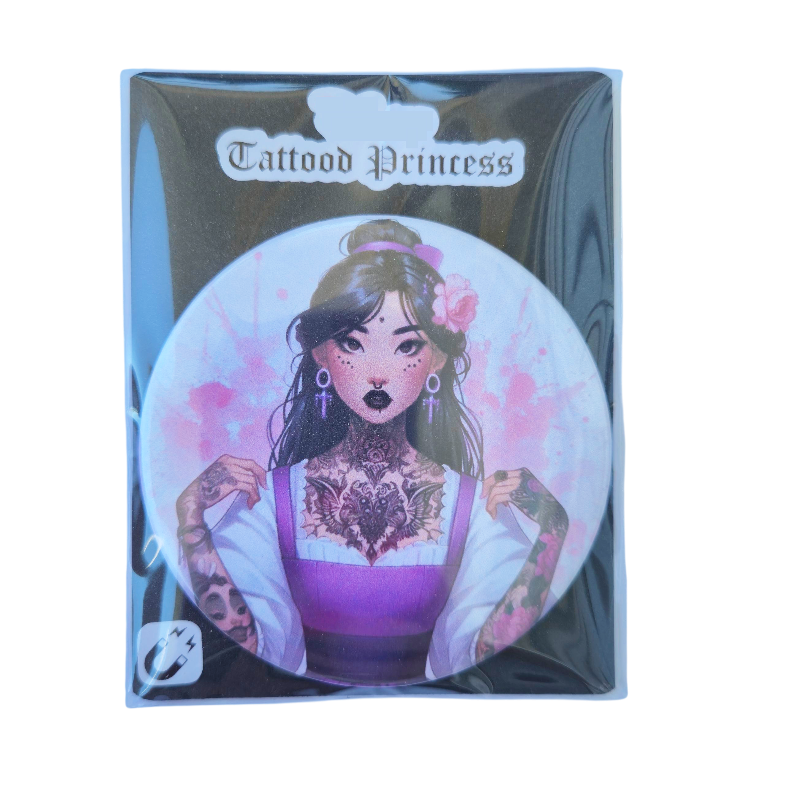 Magneet Tattooed Princess (diverse uitvoeringen) - Colorfox