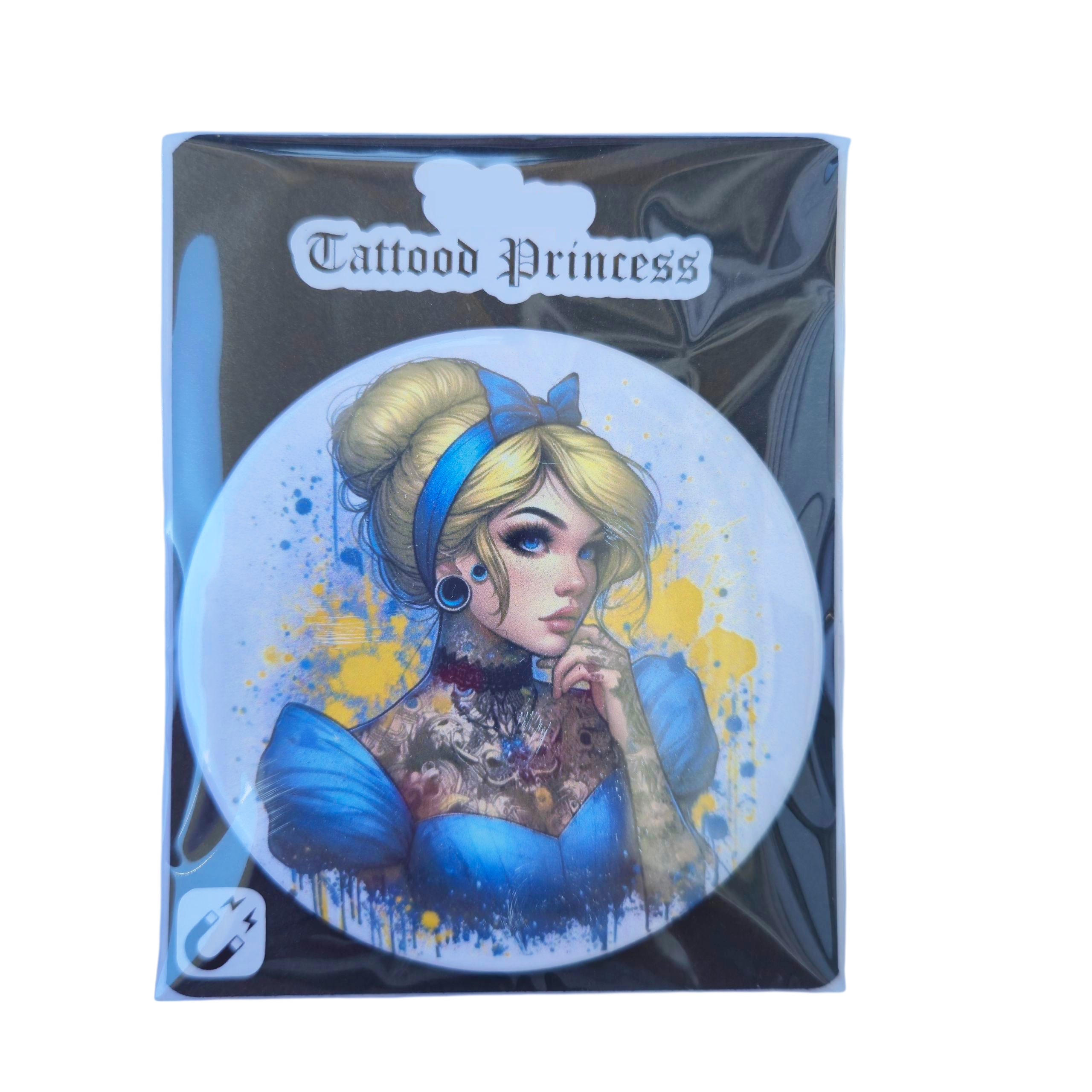 Magneet Tattooed Princess (diverse uitvoeringen) - Colorfox