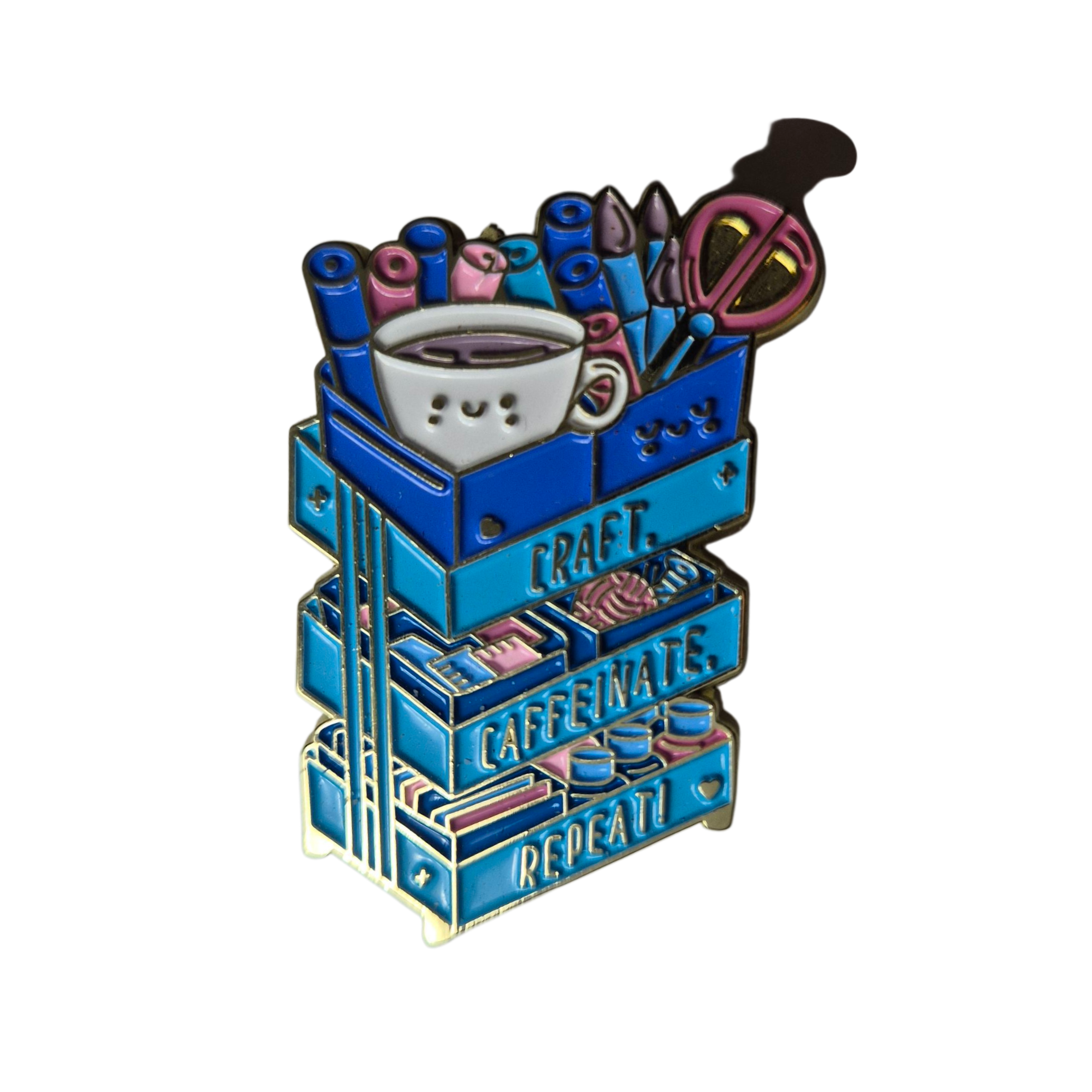 Craft, Caffeinate, Repeat - Colorfox