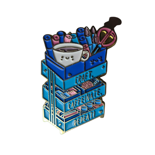 Craft, Caffeinate, Repeat - Colorfox
