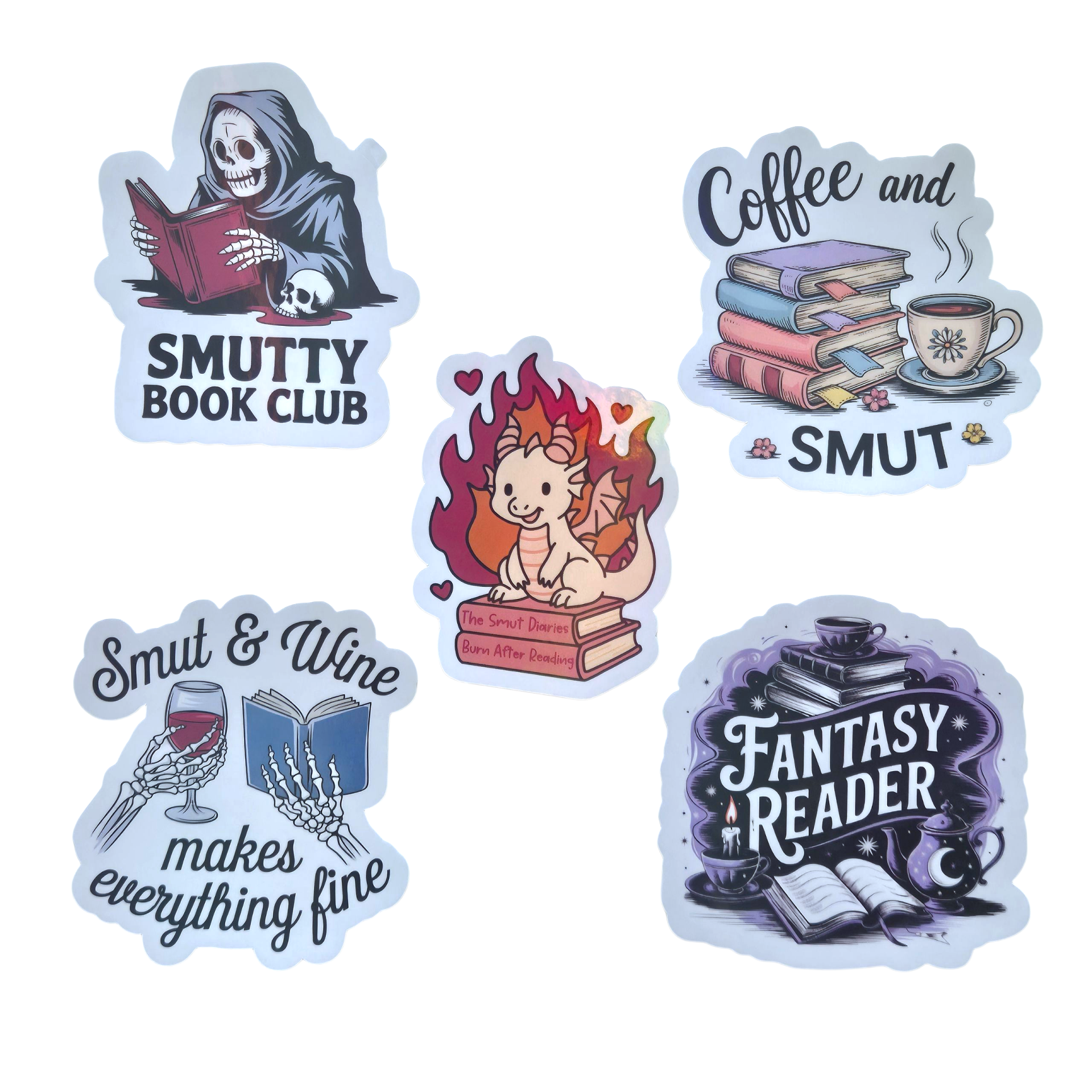 Smut Reader stickerset B - Colorfox