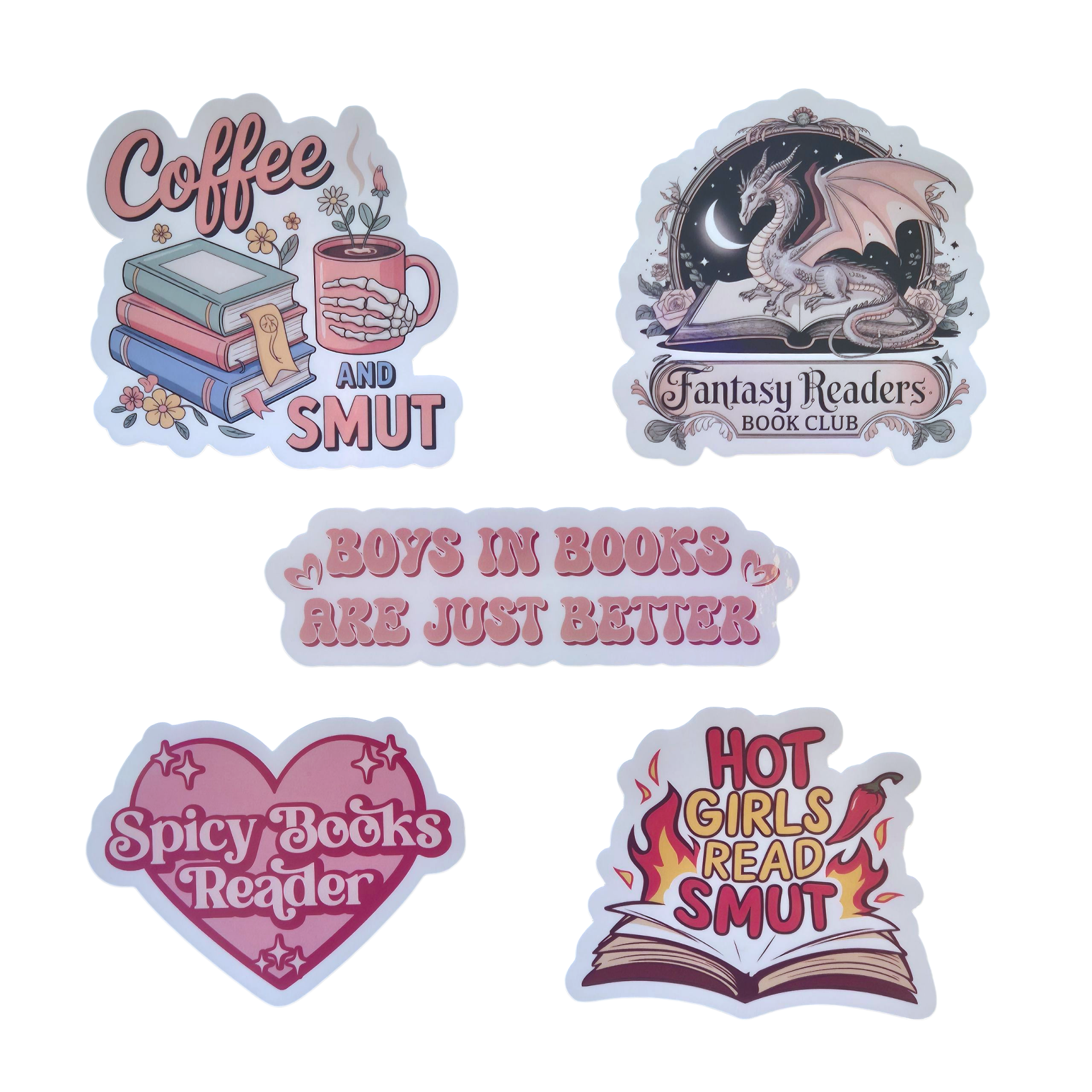 Smut Reader stickerset D - Colorfox