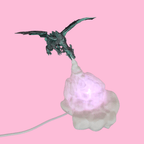 Dragon Breath Lamp (zwart-groen) - Colorfox