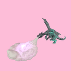 Dragon Breath Lamp (zwart-groen) - Colorfox