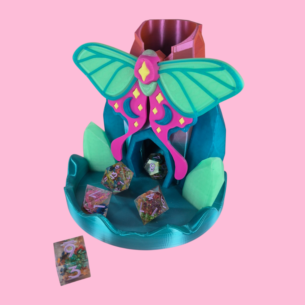 Dice Tower Lunar Stone - Colorfox