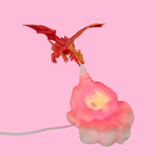 Dragon Breath Lamp (rood-goud) - Colorfox
